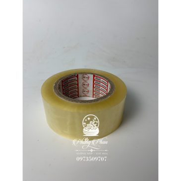 Băng keo 200 yard - Băng keo trong suốt lõi giấy, siêu dính, bền, dai tốt nhất
