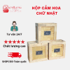 HỘP CẮM HOA, HỘP CHỮ NHẬT GỖ GHÉP(ĐI TỪ 2 CÁI )