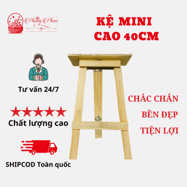 Kệ cắm hoa mini, cắm hoa trái cây, trang trí decor bằng gỗ tự nhiên dày dặn chắc chắn(ĐI TỪ 2 CÁI)