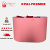 Hộp Gỗ Formex Cắm Hoa-Trang Trí Hình Oval Có Nhiều Màu Sắc( ĐI TỪ 2 CÁI)