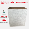 HỘP CẮM HOA, HỘP GỖ HÌNH THUYỀN ( ĐI TỪ 2 CÁI)