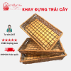 Khay Chữ Nhật Làm Từ Chất Liệu Mây Đan Thủ Công Thân Thiện Với Môi Trường