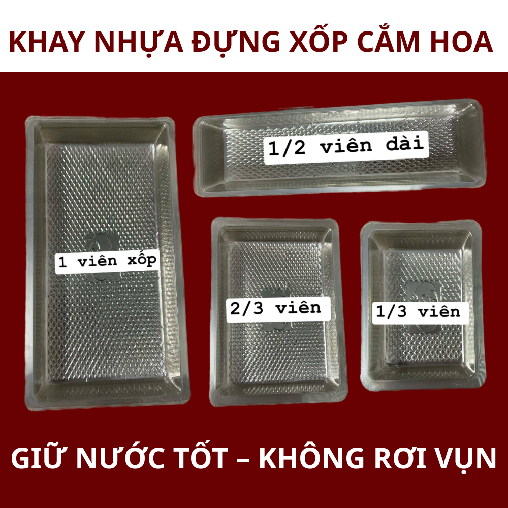 khay nhựa xốp
