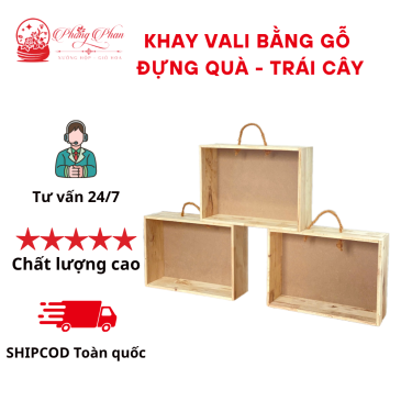 Khay Vali Quà Tết Bằng Gỗ
