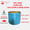 Hộp Cắm Hoa-Trang Trí Hình Trụ Tròn Quấn Dây Nhiều Màu Sắc 20x20( ĐI TỪ 2 CÁI )